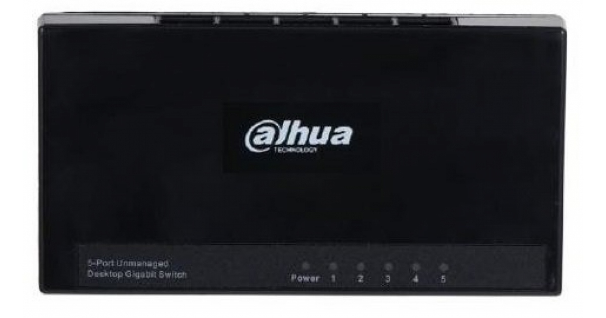 Switch para Escritorio 5 Puertos Dahua Technology DH-PFS3005-5GT-L,…