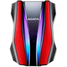 DISCO DURO EXTERNO ADATA AHD770G 1TB ROJO USB 3.2 RGB RESISTENTE A GOLPES AHD770G-1TU32G1-CRD