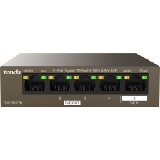 SWITCH GIGABIT PD TENDA TEG1105PD 5 PUERTOS