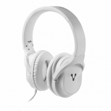 DIADEMA VORAGO HP-301-WH, ALÁMBRICO, MICRÓFONO, BLANCO