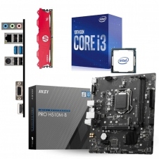 Kit De Actualización Intel Core I3 10 Gen, Mother H510, 8 Gb