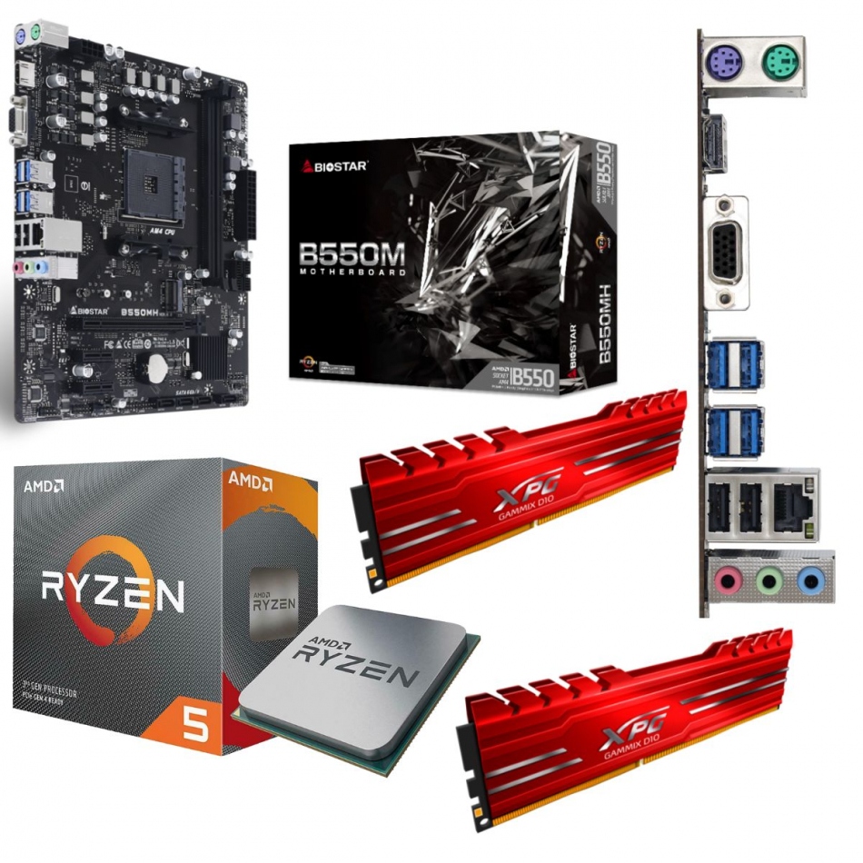 Kit Upgrade AMD Ryzen 9 5900X / Placa mãe B550 / 16 GB DDR4 – MP3