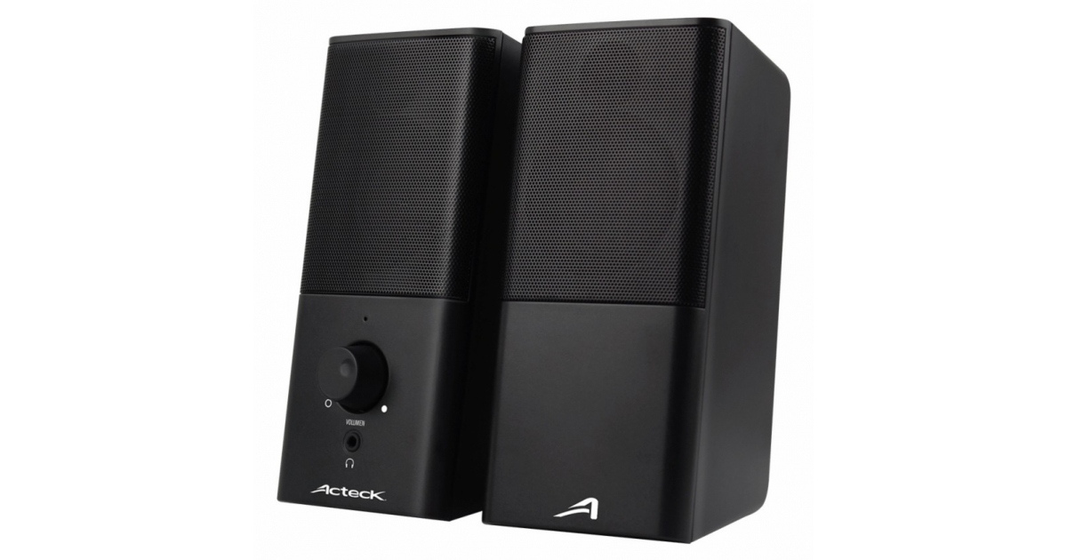 Acteck Bocinas Ac 922043 AlÁmbrico 3w Rms Usb Negro De Acteck 1220