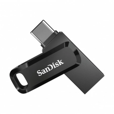 SANDISK ULTRA DUAL DRIVE GO, 128GB, USB C, LECTURA 150MB/s, NEGRO