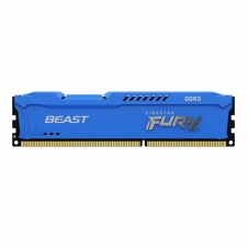 MEMORIA RAM KINGSTON FURY BEAST BLUE DDR3, 1600MHZ, 8GB, NON-ECC, CL10 KF316C10B/8