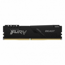 MEMORIA RAM KINGSTON FURY BEAST BLACK DDR4 3200MHZ 8GB, CL16, XMP