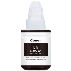 CARTUCHO DE TINTA CANON GI-190, 135ML, COLOR NEGRO ORIGINAL