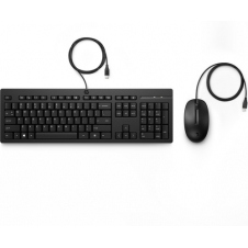 KIT TECLADO Y MOUSE HP 225, ALÁMBRICO, Usb 2.0, COLOR NEGRO