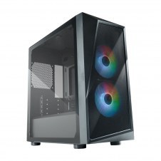 COOLER MASTER CMP 320, MINI TOWER, 2 VENTILADORES ARGB, NEGRO