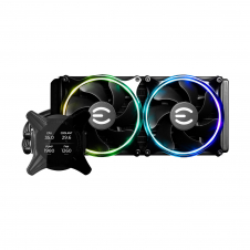 ENFRIAMIENTO LIQUIDO EVGA 240MM AIO LCD INTEL , AMD