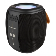 Bocina Bluetooth Portátil RGB Novel Drum Perfect Choice Negra