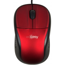 MOUSE OPTICO ALAMBRICO USB EASY LINE BY PERFECT CHOICE ROJO