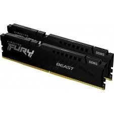 Memoria Kingston Fury Beast RAM Negro RGB KIT 2X16GB 32GB DDR5