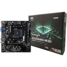TARJETA MADRE ECS A520AM4-M3D, SOCKET AM4, DDR4, MICRO ATX