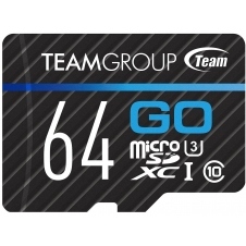 MEMORIA MICRO SD TEAMGROUP GO CARD 64G 4K UHS-I U3 100 MBS