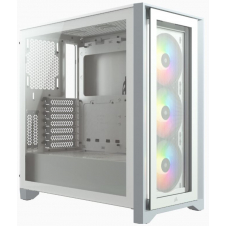 GABINETE CORSAIR ICUE 4000X RGB BLANCO PANEL CRISTAL TEMPLADO