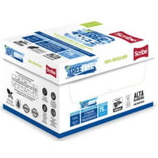 PAPEL CORTADO SCRIBE TREE FREE CARTA 75GR CAJA CON 5000 HOJAS