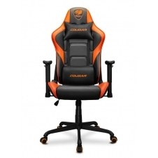 SILLA GAMER COUGAR ARMOR ELITE, SOPORTA 120KG, NARANJA CON NEGRO