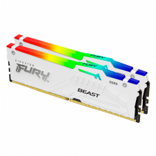 MEMORIA RAM KINGSTON FURY BEAST BLANCO RGB 64GB KIT DE 2 DDR5 5600MTS