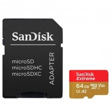 MEMORIA SANDISK EXTREME 64GB MICRO SDXC 170MB/S C/ADAPTADOR