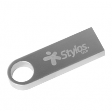 MEMORIA USB STYLOS 128GB FLASH 2.0 PLATA STMUSB5B