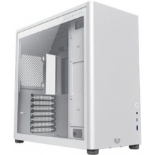 GABINETE BALAM RUSH (BR-935678) ERIS FROST GM985,ATX,1*USB 3.0,1*USB C,CRISTAL TEMP,BLANCO