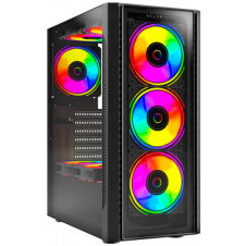 GABINETE BALAM RUSH (BR-935968) DRAGONFLY II CRYSTAL GM745,ATX,1*USB 3.0,CRISTAL TEMP,NEGRO