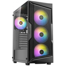 Gabinete Antec AX61 Elite Negro, Media Torre, soporta ATX, Micro-ATX, ITX, 7 ranuras expansion, ventana cristal, 3x Vent Front, 1x Vent Trasero