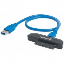 MANHATTAN ADAPTADOR SUPERSPEED USB 3.0 MACHO - SATA 2.5'' MACHO, 40CM 130424