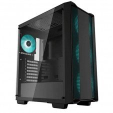 Gabinete Gamer DeepCool CC560, Mid-Tower, ATX, Incluye Fuente de Poder PK600D de 600W. Color Negro.