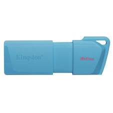 MEMORIA USB KINGSTON DATA TRAVELER 64GB USB 3.2 AZUL TURQUESA