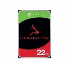 DISCO DURO INTERNO SEAGATE IRONWOLF PRO 22TB 3.5 ESCRITORIO SATA3 6GB/S 512MB 7200RPM 24X7 HOT-PLUG NAS SIN LIMITE DE BAHIAS