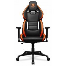 SILLA COUGAR HOTROD, MAX 136KG, NEGRO/NARANJA