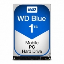 DISCO DURO INTERNO WESTERN DIGITAL WD BLUE 2.5'', 1TB, SATA III, 6 GBIT/S, 5400RPM, 128MB CACHE