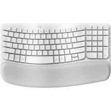 TECLADO LOGITECH WAVE KEYS USB BT MULTIDISP, OFFWHITE