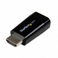 STARTECH.COM ADAPTADOR CONVERTIDOR DE VIDEO PORTÁTIL HDMI MACHO - VGA HEMBRA, NEGRO HD2VGAMICRO