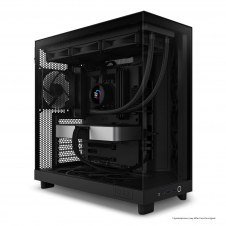 GABINETE NZXT H6 FLOW VIDRIO TEMPLADO NEGRO ATX MID TOWER GAMER