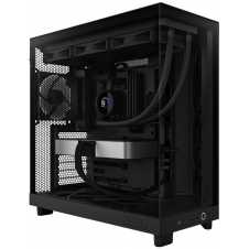 GABINETE NZXT H6 FLOW VIDRIO TEMPLADO NEGRO ATX MID TOWER GAMER