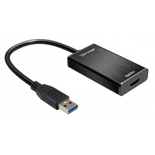 VORAGO ADAPTADOR HDMI HEMBRA - USB MACHO, NEGRO ADP-204