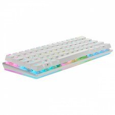 TECLADO MECANICO CORSAIR K70 PRO MINI WIRELESS RGB, 60%, BLANCO