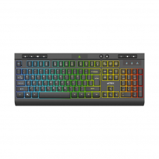 TECLADO ACTECK AUREAN PRO TA477G TECLADO ALÁMBRICO RGB MEMBRANA
