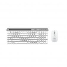 KIT TECLADO Y MOUSE ACTECK MK720 VIRTUOS SILK BLUETOOTH/RF BLANCO
