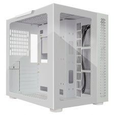 GAME FACTOR MATX FISHTANK, DOBLE CRISTAL, USB 3.0 S/FTE, BLANCO