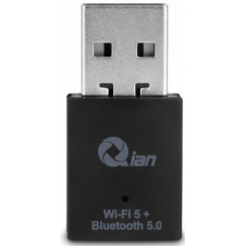 ADAPTADOR DE RED QIAN USB, WIFI 2.4G/5GHZ, BLUETOOTH 5.0