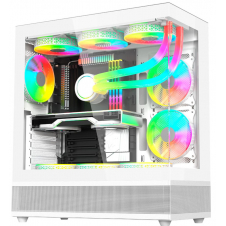 GABINETE BALAM RUSH TANK SUPER 9200TB,ATX,1*USB 3.0,BLANCO