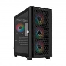 GABINETE BALAM RUSH CARBONO TWIN MATE8000,MICRO ATX, NEGRO
