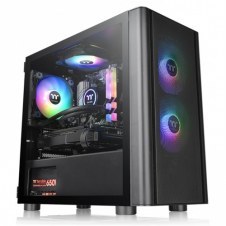 Gabinete Thermaltake V150, Micro Tower, 3x Vent. 120mm ARGB, Negro