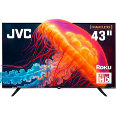 SMARTV JVC 43 FHD ROKU FRAMELESS MODELO SI43FRF