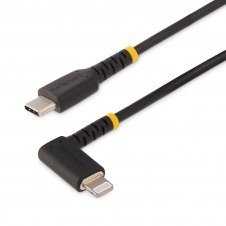 CABLE DE 2M USB-C A LIGHTNING - CABLE USB 2.0 A LIGHTNING ACODADO