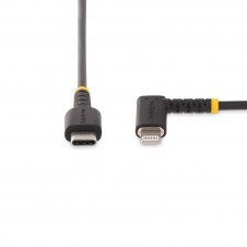 CABLE DE 1M USB-C A LIGHTNING - CABLE USB 2.0 A LIGHTNING ACODADO